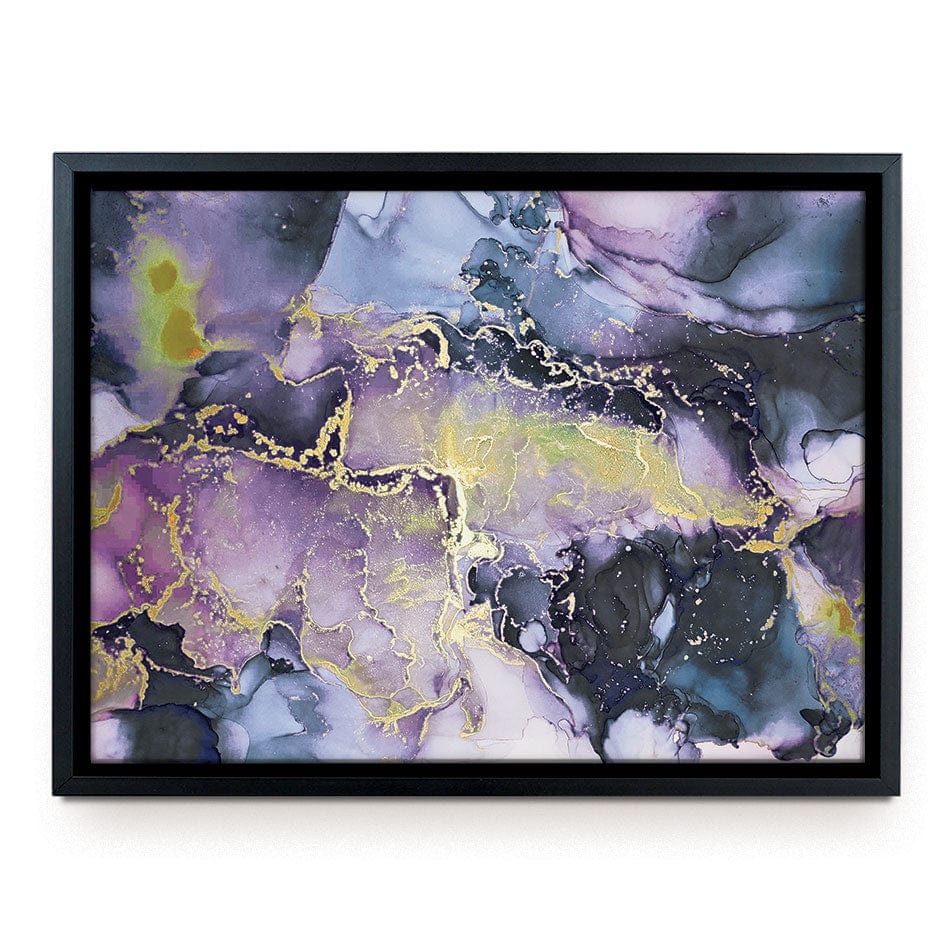 Watercolour Marble Purple Blend Canvas Print wall art product Seamless Watercolor / Shutterstock