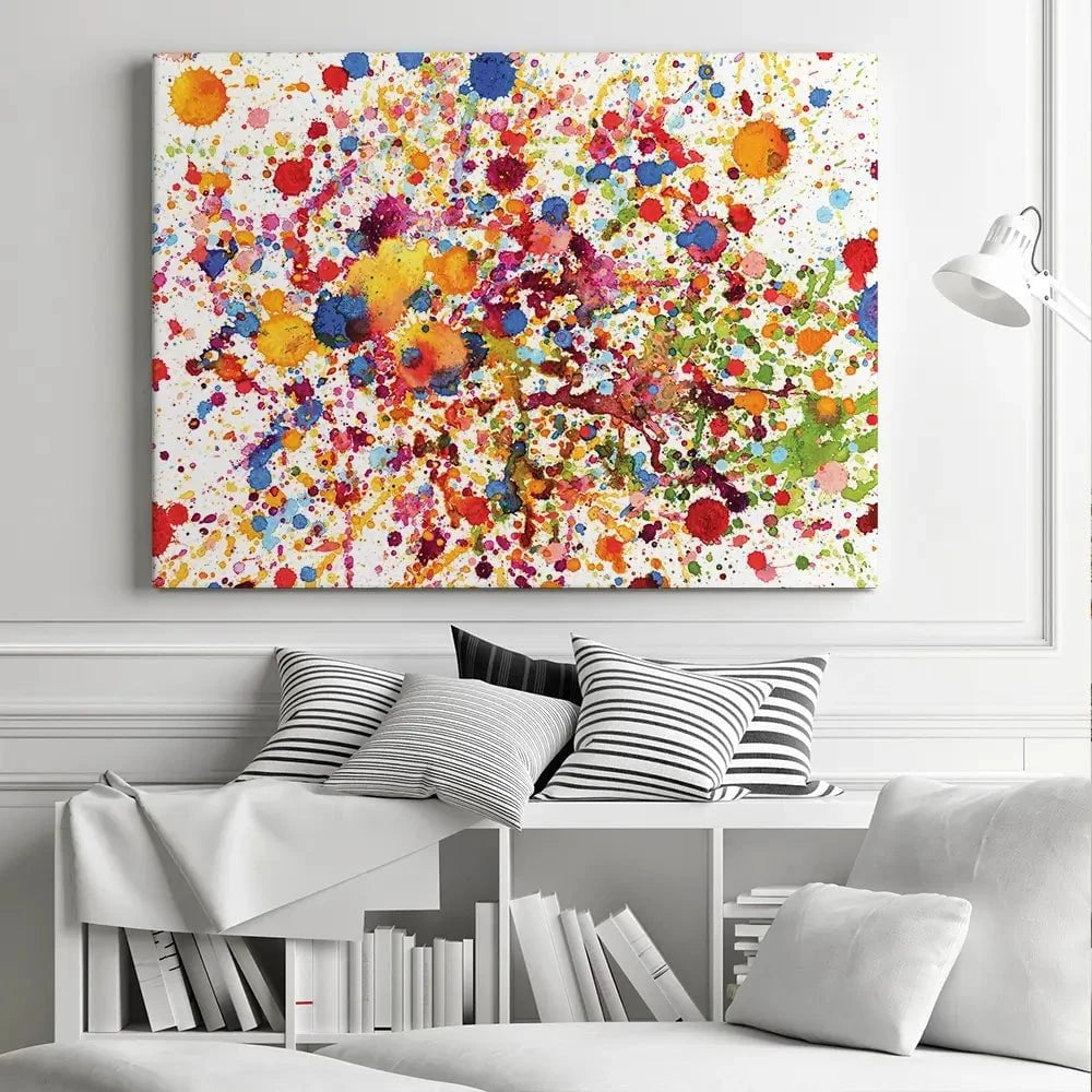 Watercolour Paint Splash Canvas Print Watercolour Paint Splash Canvas Print wall art product prapass / Shutterstock