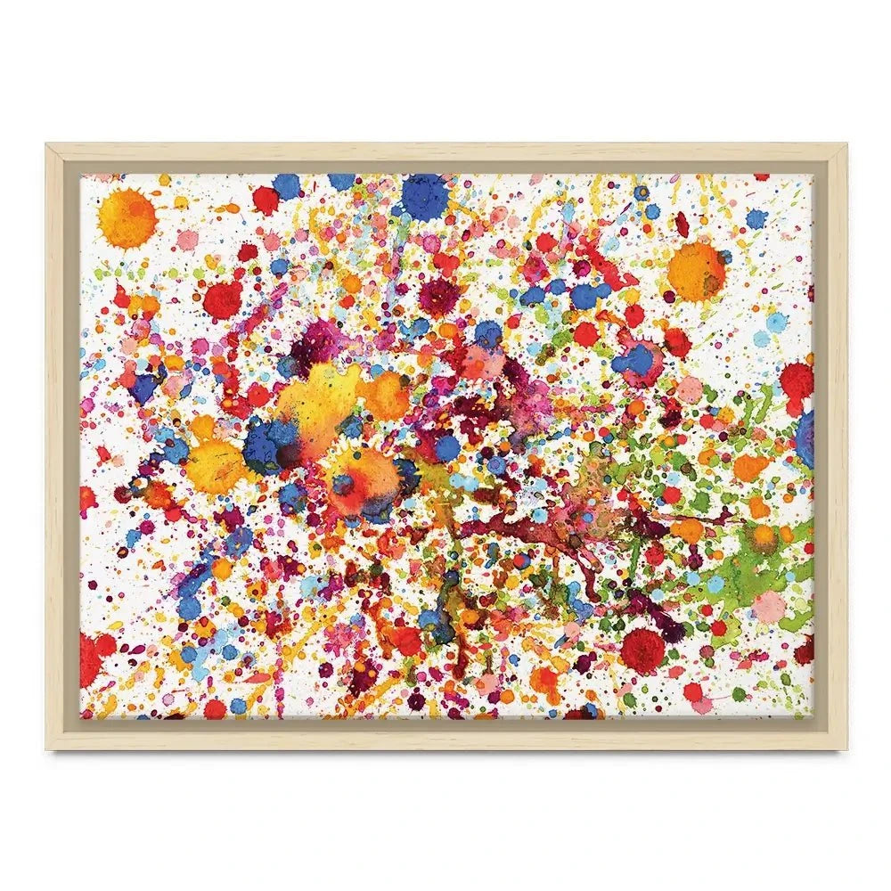Watercolour Paint Splash Canvas Print Watercolour Paint Splash Canvas Print wall art product prapass / Shutterstock