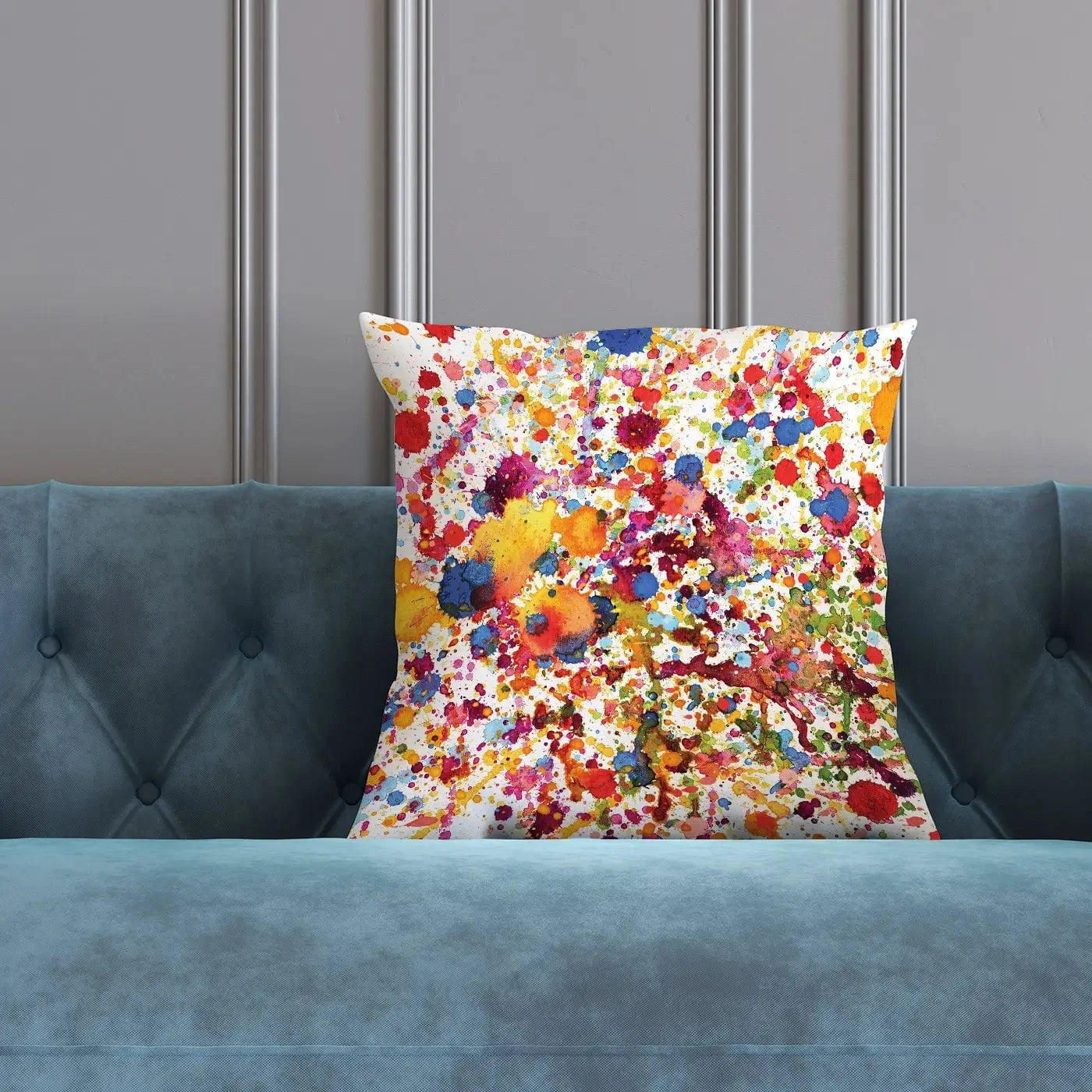 Watercolour Paint Splash Cushion Watercolour Paint Splash Cushion wall art product prapass / Shutterstock