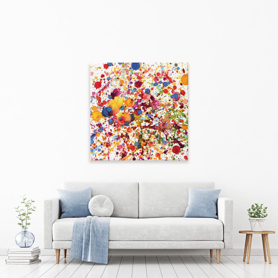 Watercolour Paint Splash Square Canvas Print wall art product stockphoto-graf / Shutterstock
