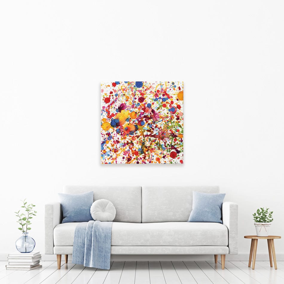 Watercolour Paint Splash Square Canvas Print wall art product stockphoto-graf / Shutterstock