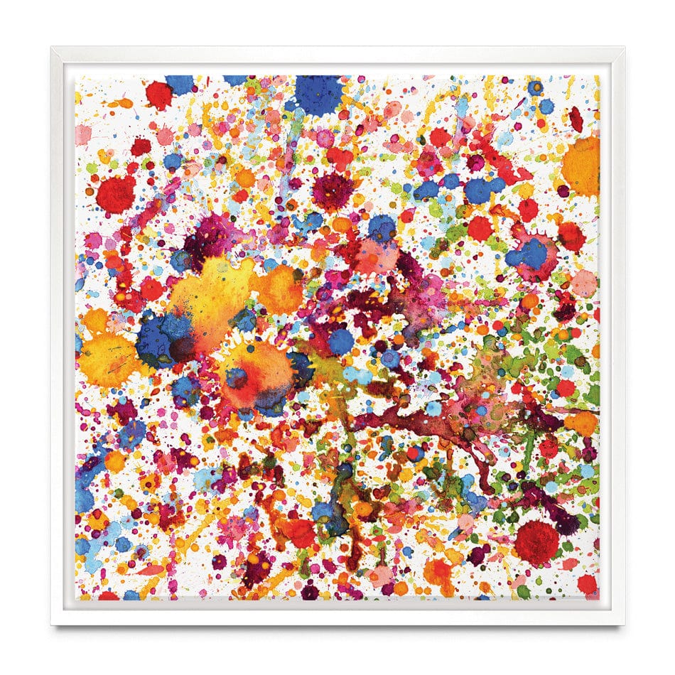 Watercolour Paint Splash Square Canvas Print wall art product stockphoto-graf / Shutterstock