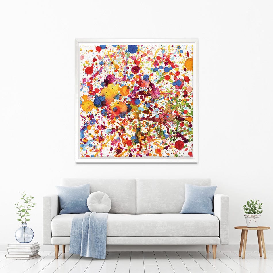 Watercolour Paint Splash Square Canvas Print wall art product stockphoto-graf / Shutterstock