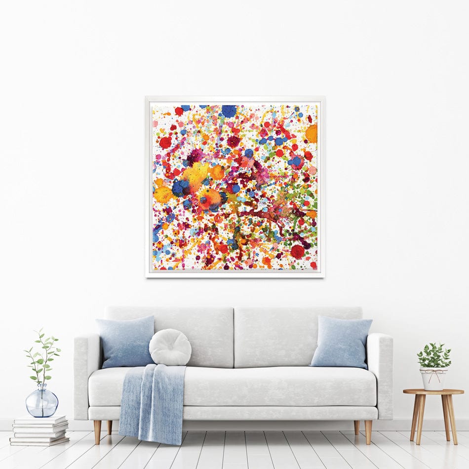 Watercolour Paint Splash Square Canvas Print wall art product stockphoto-graf / Shutterstock