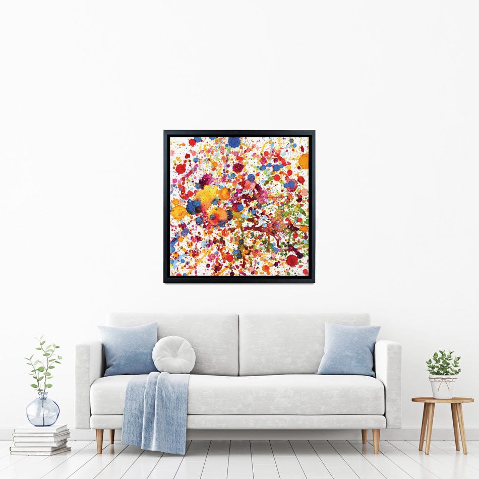 Watercolour Paint Splash Square Canvas Print wall art product stockphoto-graf / Shutterstock