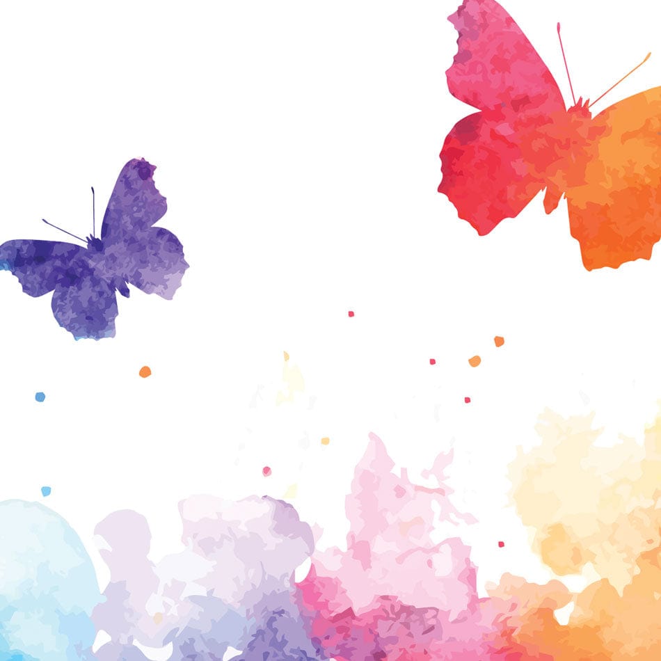 Watercolour Rainbow Butterflies Framed Art Print wall art product Viktoriia_Patapova / Shutterstock
