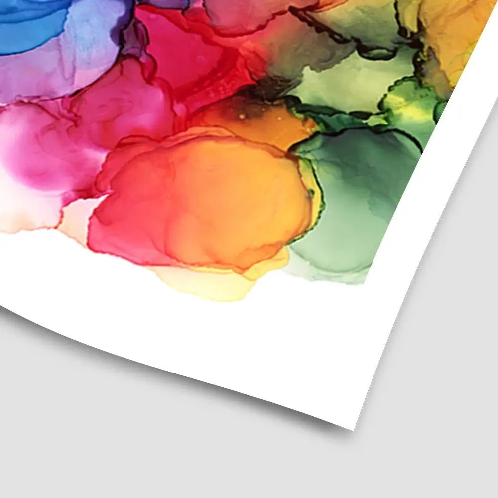 Watercolour Rainbow Curve Art Print Watercolour Rainbow Curve Art Print wall art product Rudchenko Liliia / Shutterstock