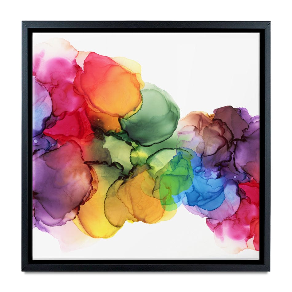 Watercolour Rainbow Curve Square Canvas Print wall art product Rudchenko Liliia / Shutterstock