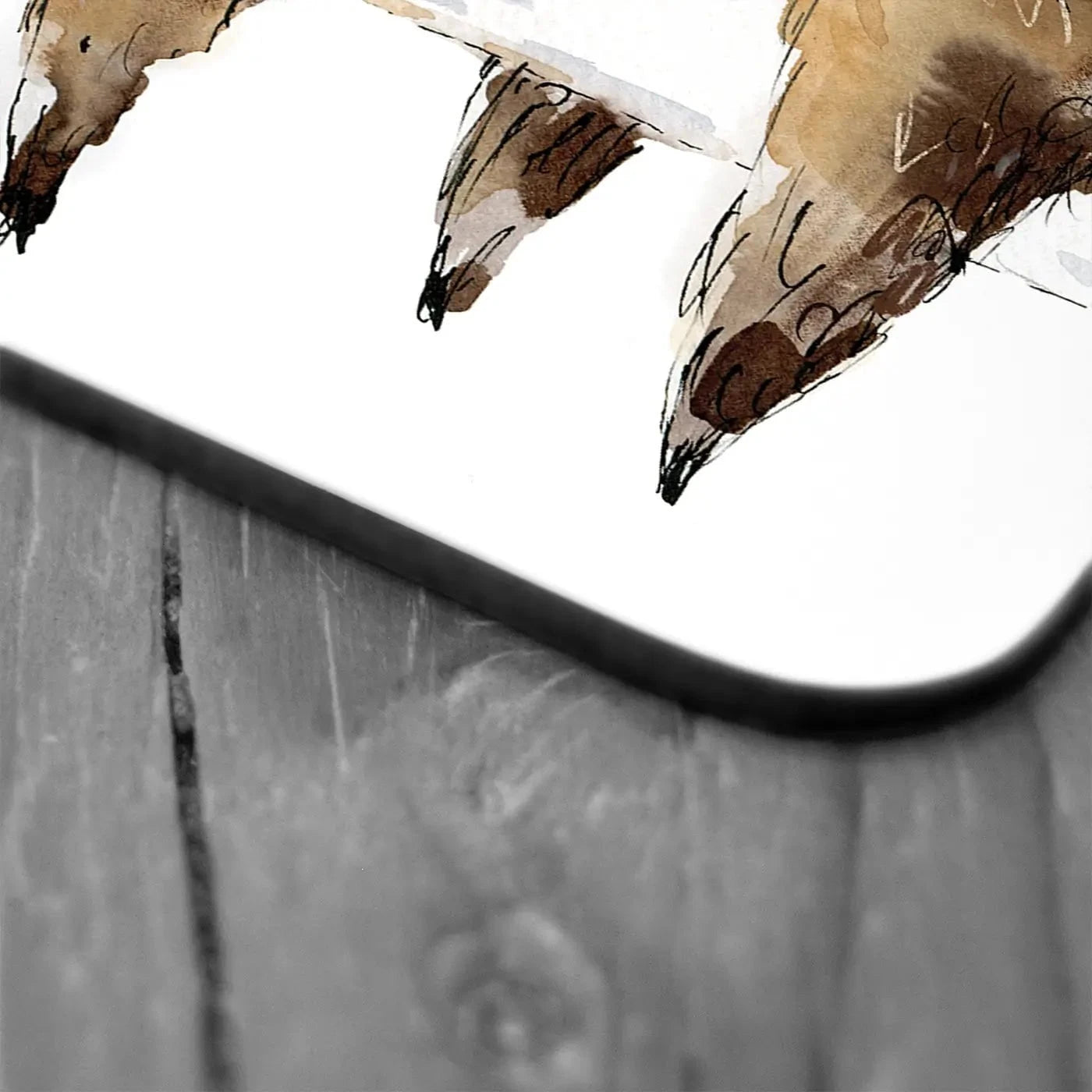 Watercolour Sloth Illustration Coaster Set Watercolour Sloth Illustration Coaster Set wall art product Natallia Bushuyeva / Shutterstock
