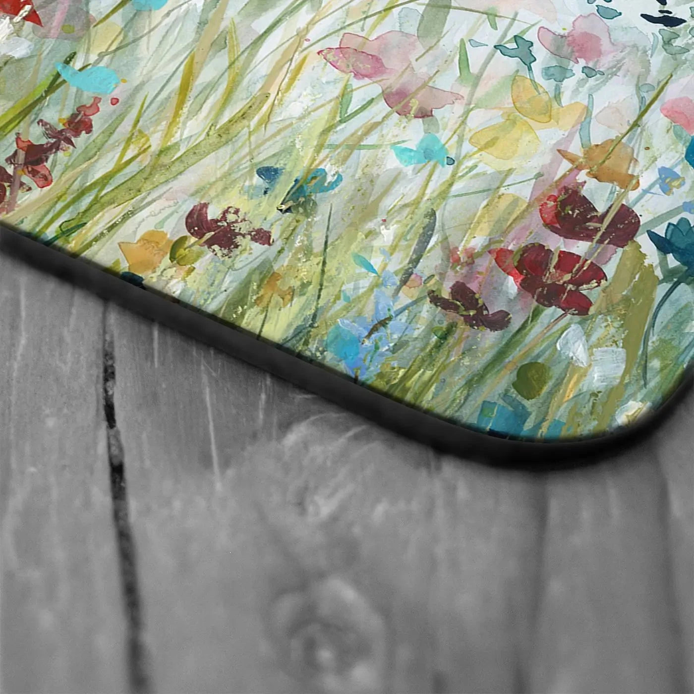 Watercolour Wildflower Meadow Coaster Set Rainbow Soul Tree Coaster Set | Rainbow Soul Tree Art Coasters wall art product Carol Robinson
