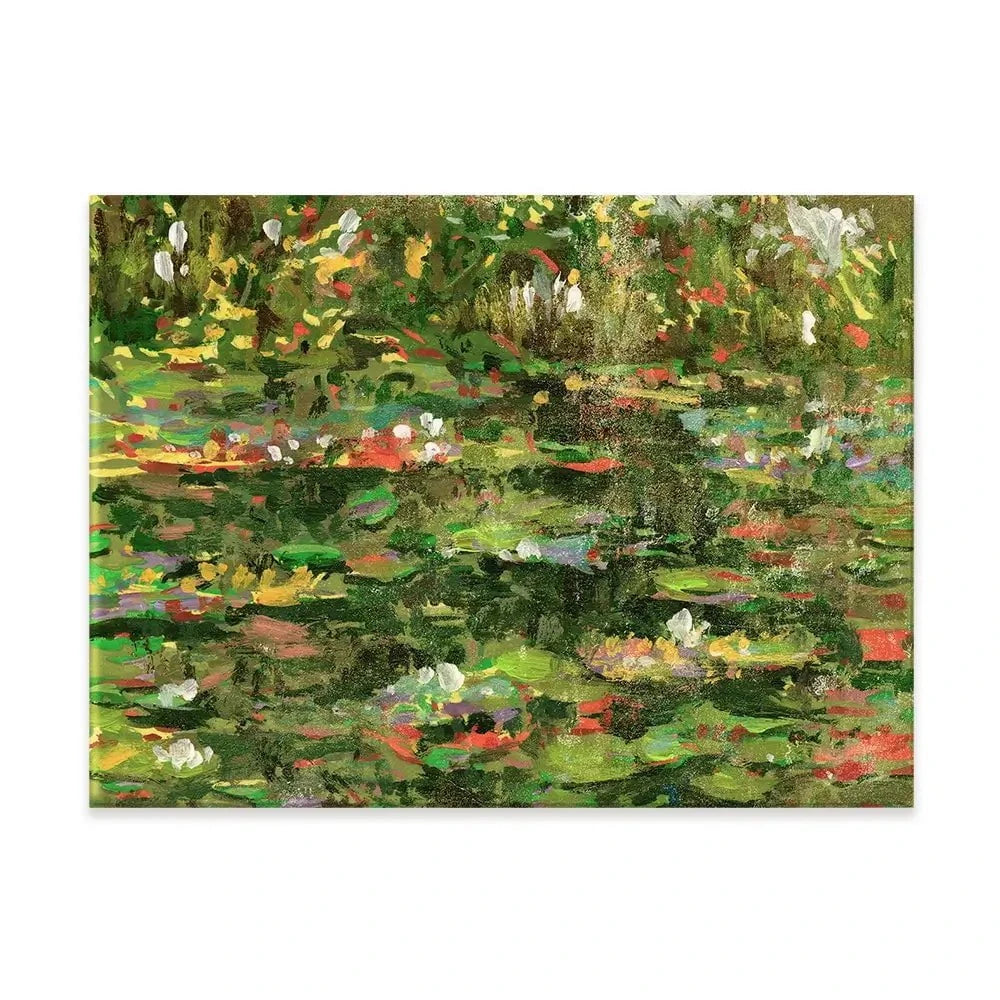 Waterlillies Cascade Canvas Print Waterlillies Cascade Canvas Print wall art product Melissa Wang