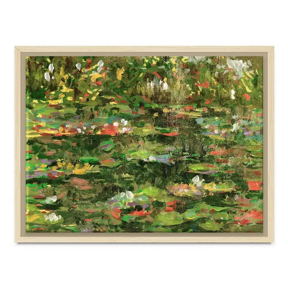 Waterlillies Cascade Canvas Print Waterlillies Cascade Canvas Print wall art product Melissa Wang