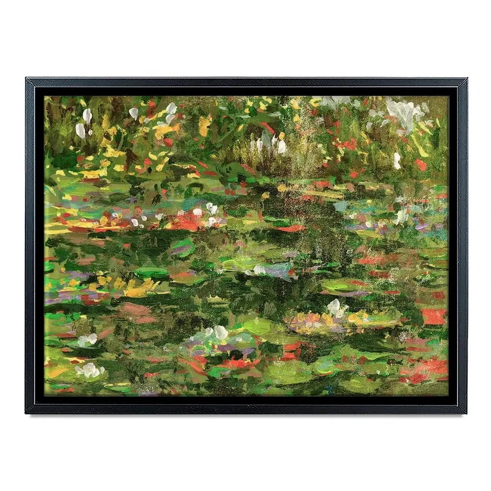 Waterlillies Cascade Canvas Print Waterlillies Cascade Canvas Print wall art product Melissa Wang