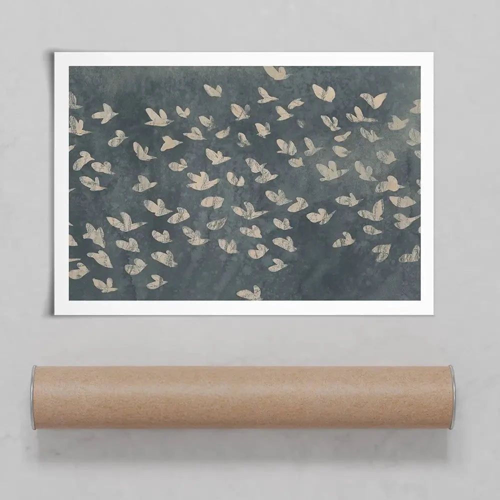 Watermark Flock Art Print Watermark Flock Art Print wall art product June Erica Vess
