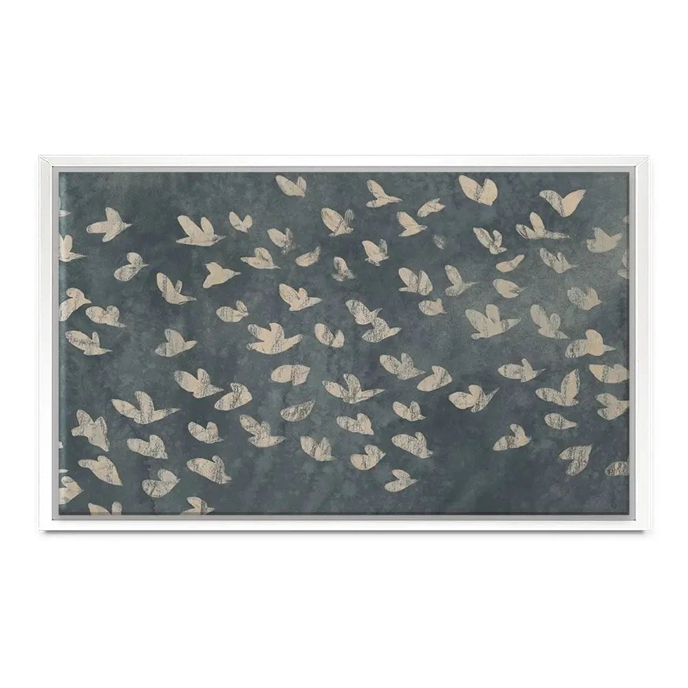Watermark Flock Canvas Print Watermark Flock Canvas Print wall art product June Erica Vess