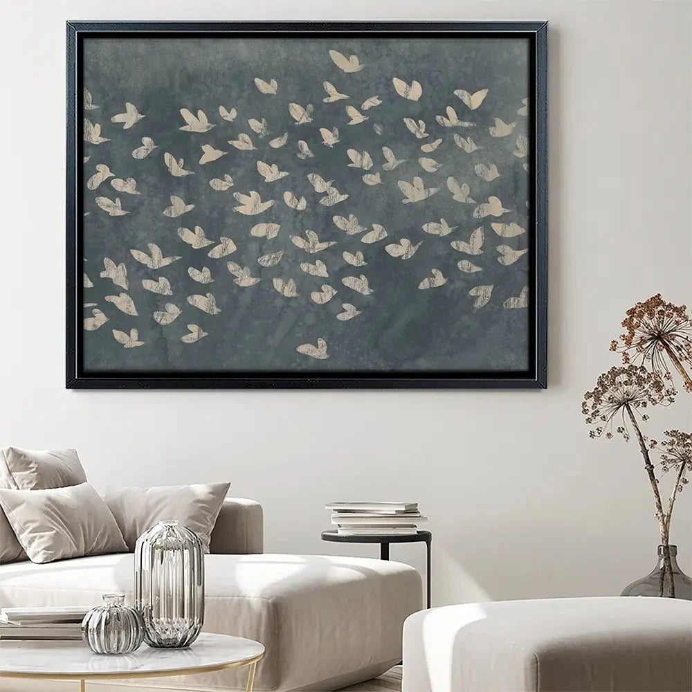 Watermark Flock Canvas Print Watermark Flock Canvas Print wall art product June Erica Vess