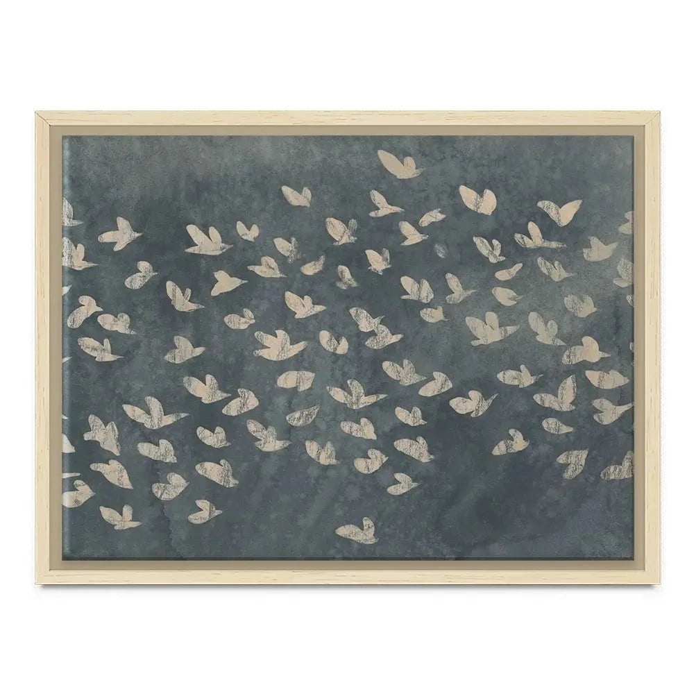 Watermark Flock Canvas Print Watermark Flock Canvas Print wall art product June Erica Vess