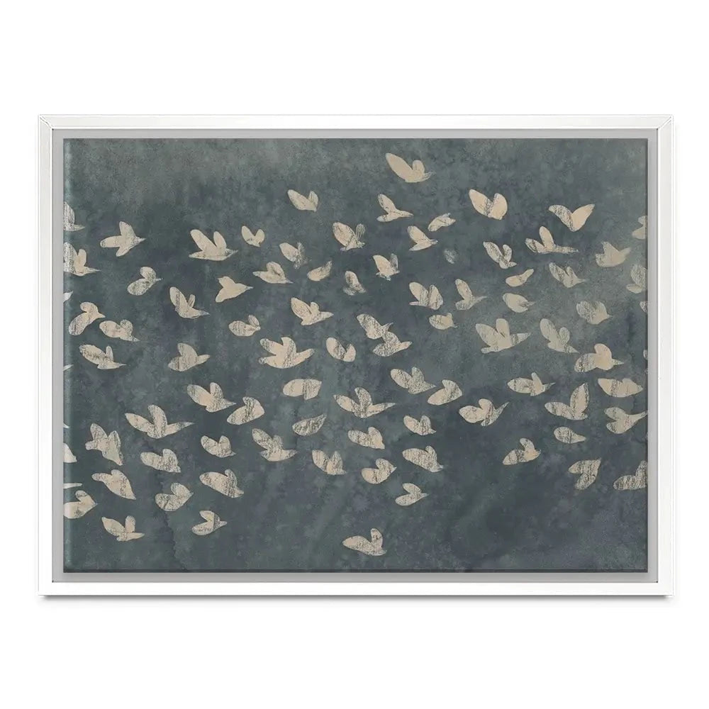 Watermark Flock Canvas Print Watermark Flock Canvas Print wall art product June Erica Vess