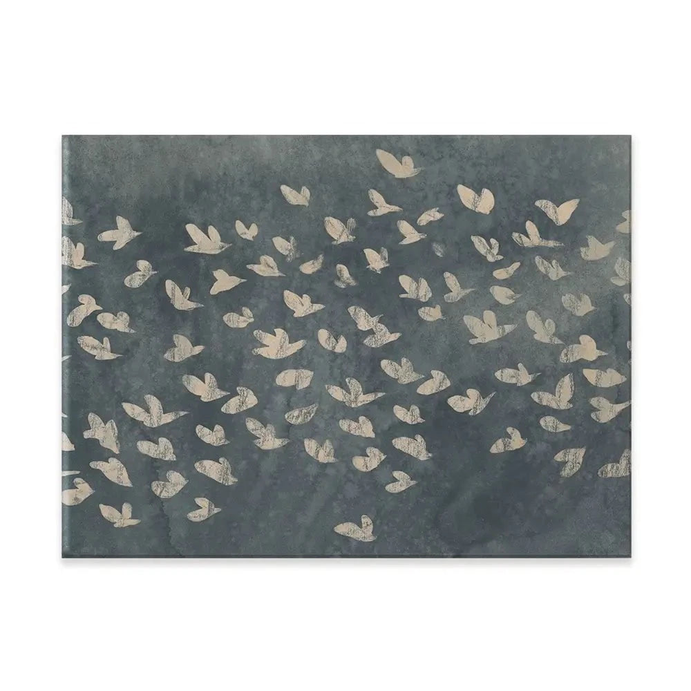 Watermark Flock Canvas Print Watermark Flock Canvas Print wall art product June Erica Vess