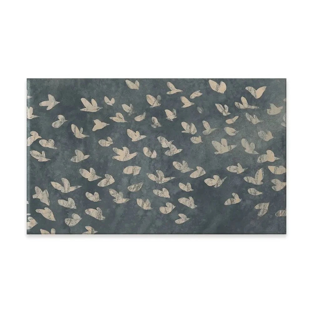 Watermark Flock Canvas Print Watermark Flock Canvas Print wall art product June Erica Vess