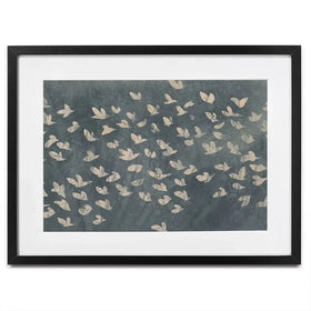 Watermark Flock Framed Art Print Watermark Flock Framed Art Print wall art product June Erica Vess