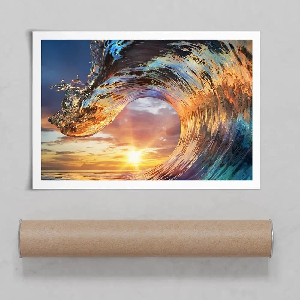 Wave Art Print Wave Art Print wall art product Willyam Bradberry / Shutterstock