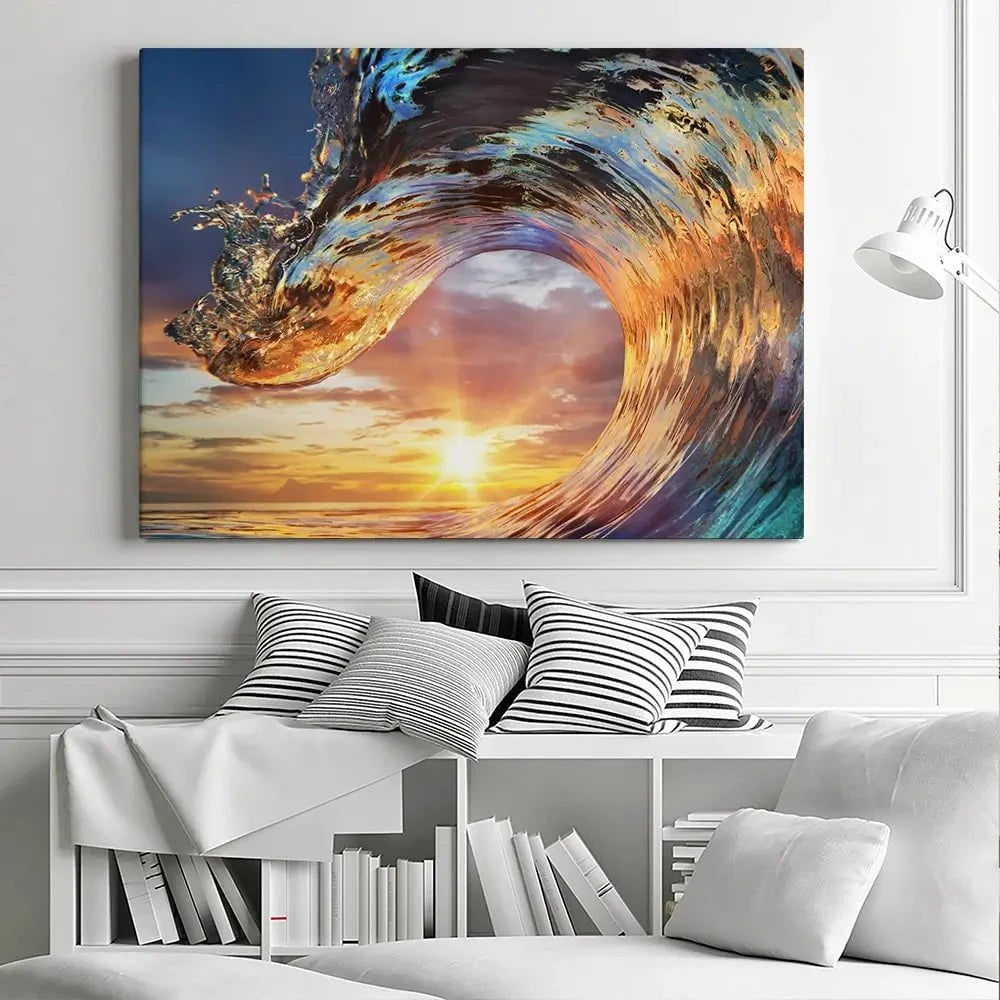 Wave Canvas Print Wave Canvas Print wall art product Willyam Bradberry / Shutterstock