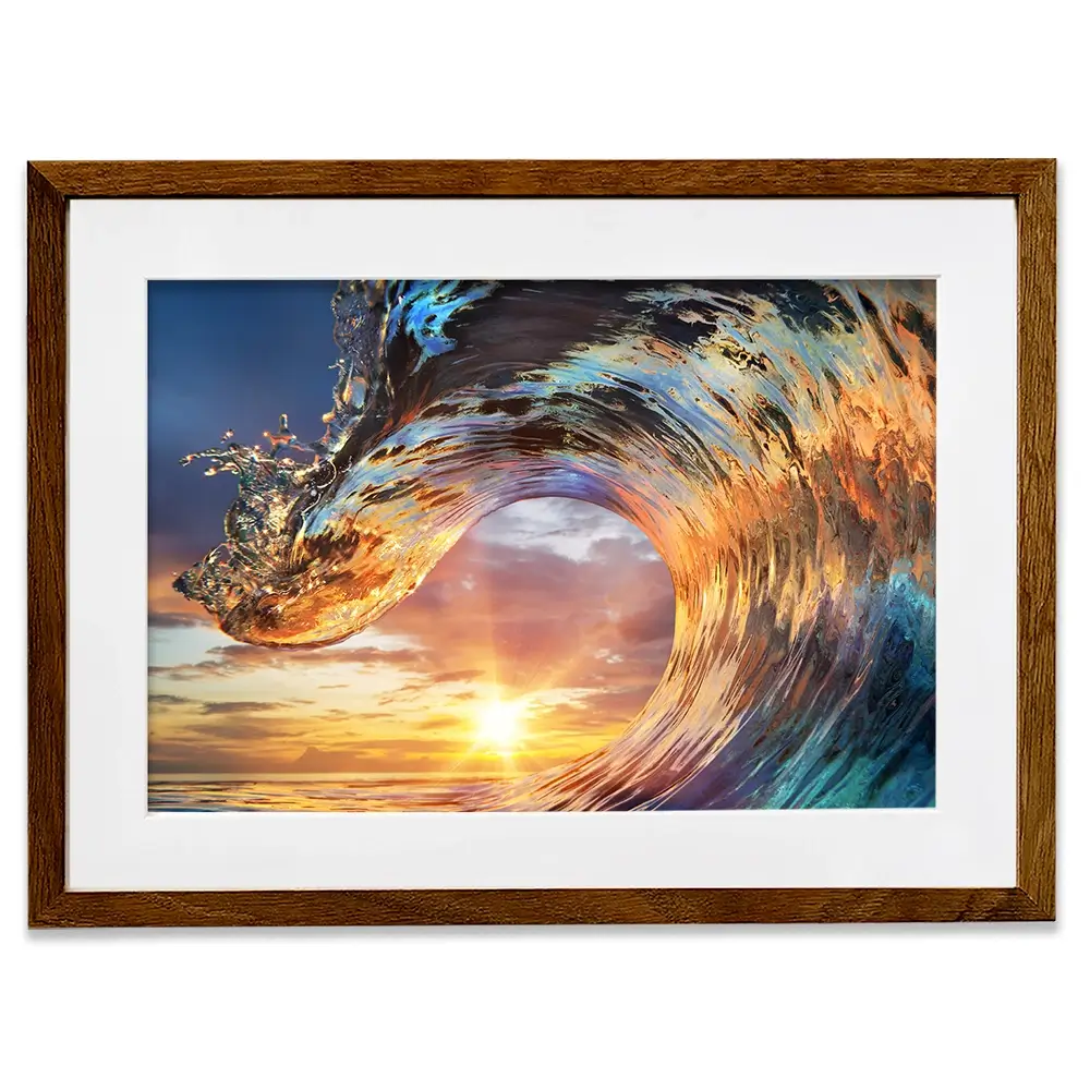 Wave Framed Art Print Wave Framed Art Print wall art product Willyam Bradberry / Shutterstock