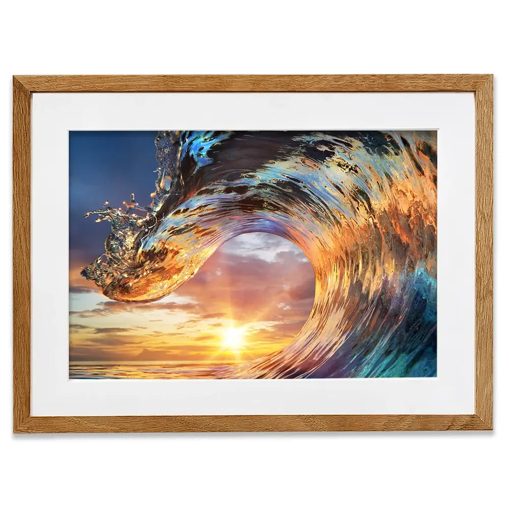 Wave Framed Art Print Wave Framed Art Print wall art product Willyam Bradberry / Shutterstock