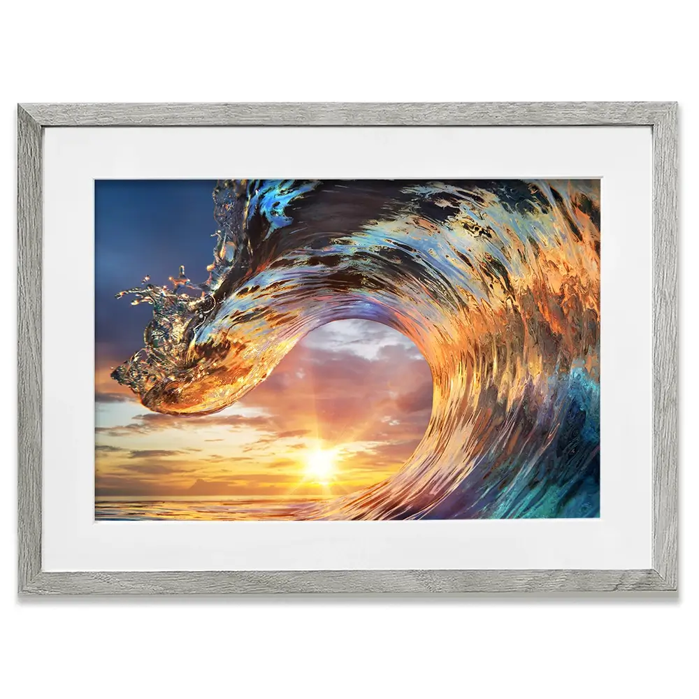 Wave Framed Art Print Wave Framed Art Print wall art product Willyam Bradberry / Shutterstock