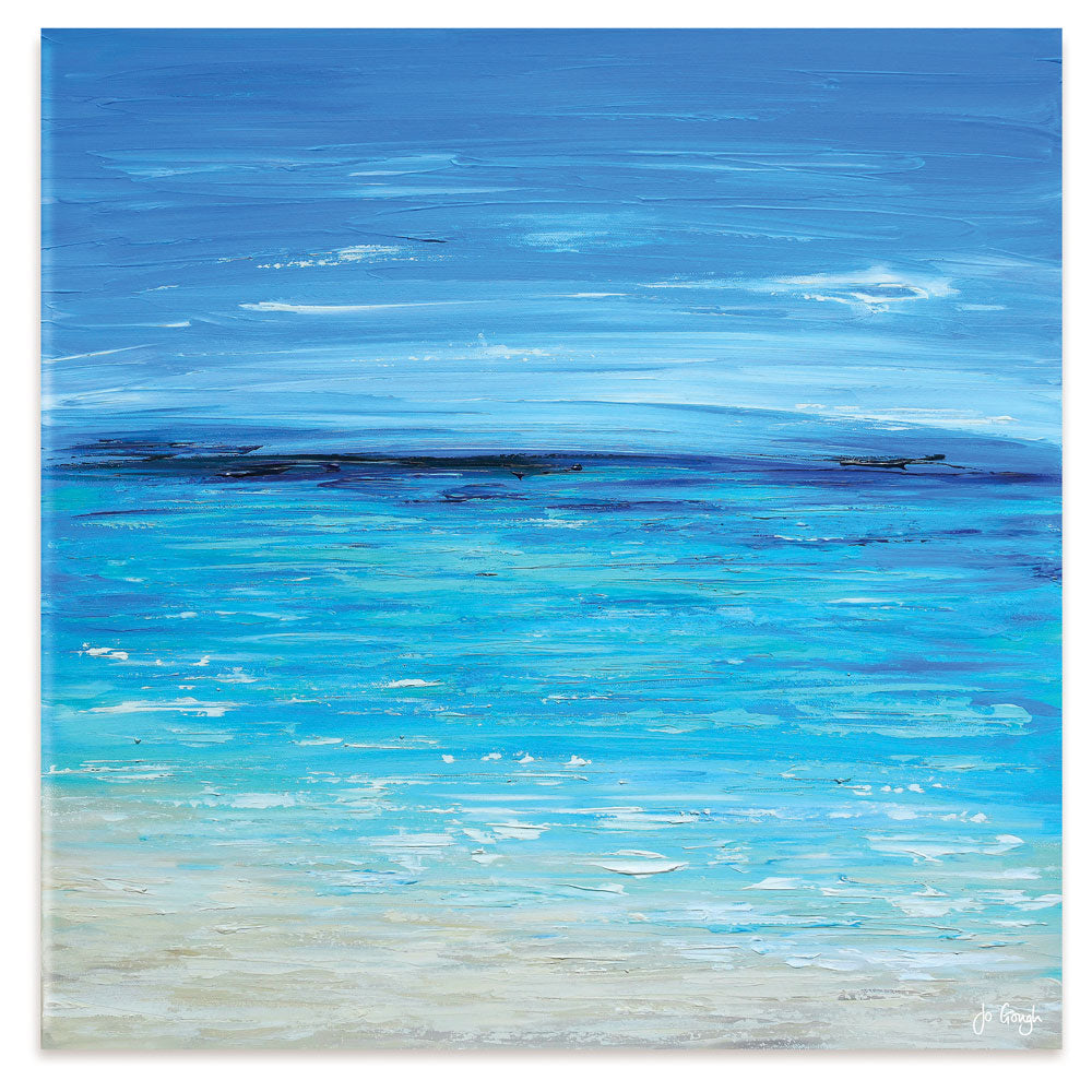 Waves Of Happiness Canvas Print Waves Of Happiness Canvas Print wall art product Jo Gough