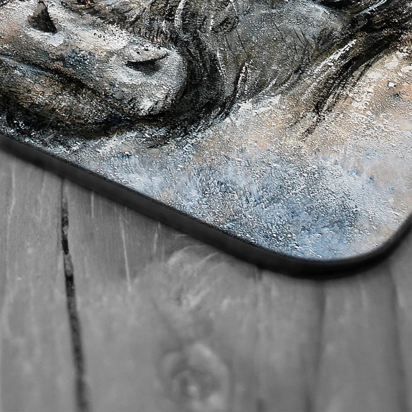 Weathered Highland Cow Coaster Set Rainbow Soul Tree Coaster Set | Rainbow Soul Tree Art Coasters wall art product Studio Paint-Ing