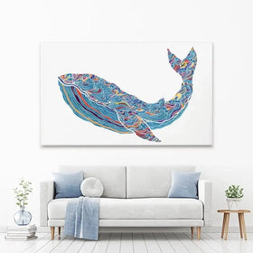 Whale Canvas Print Whale Canvas Print wall art product Tierre3012 / Shutterstock