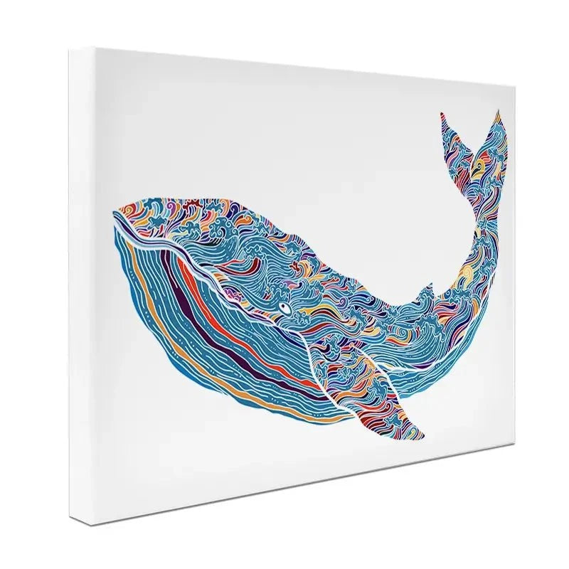 Whale Canvas Print Whale Canvas Print wall art product Tierre3012 / Shutterstock