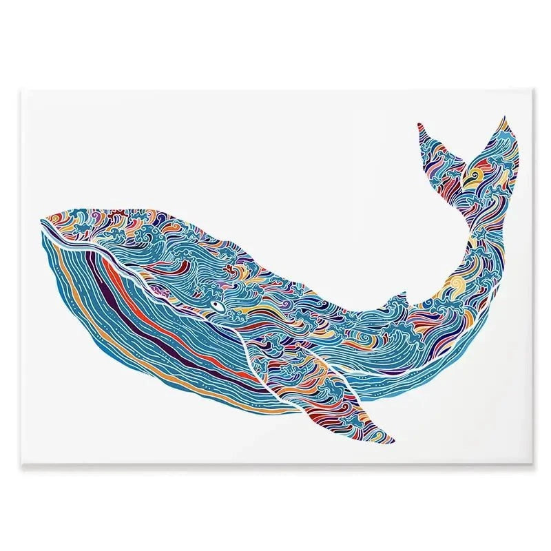 Whale Canvas Print Whale Canvas Print wall art product Tierre3012 / Shutterstock