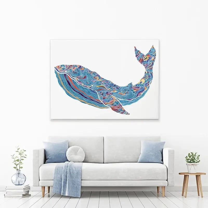 Whale Canvas Print Whale Canvas Print wall art product Tierre3012 / Shutterstock
