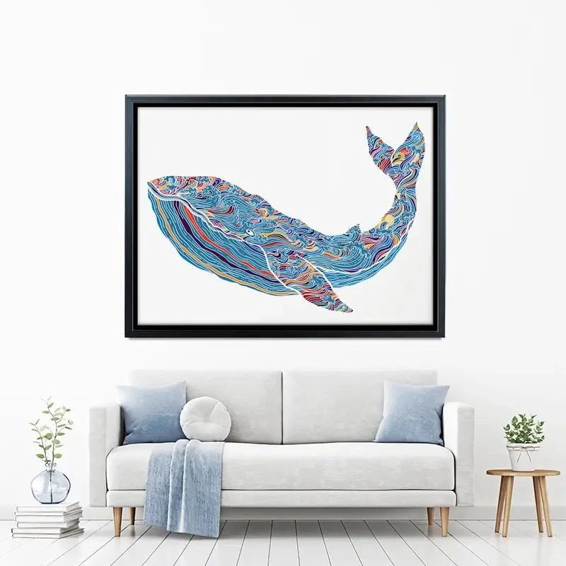 Whale Canvas Print Whale Canvas Print wall art product Tierre3012 / Shutterstock