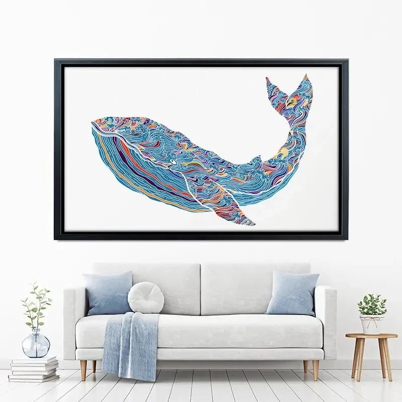 Whale Canvas Print Whale Canvas Print wall art product Tierre3012 / Shutterstock
