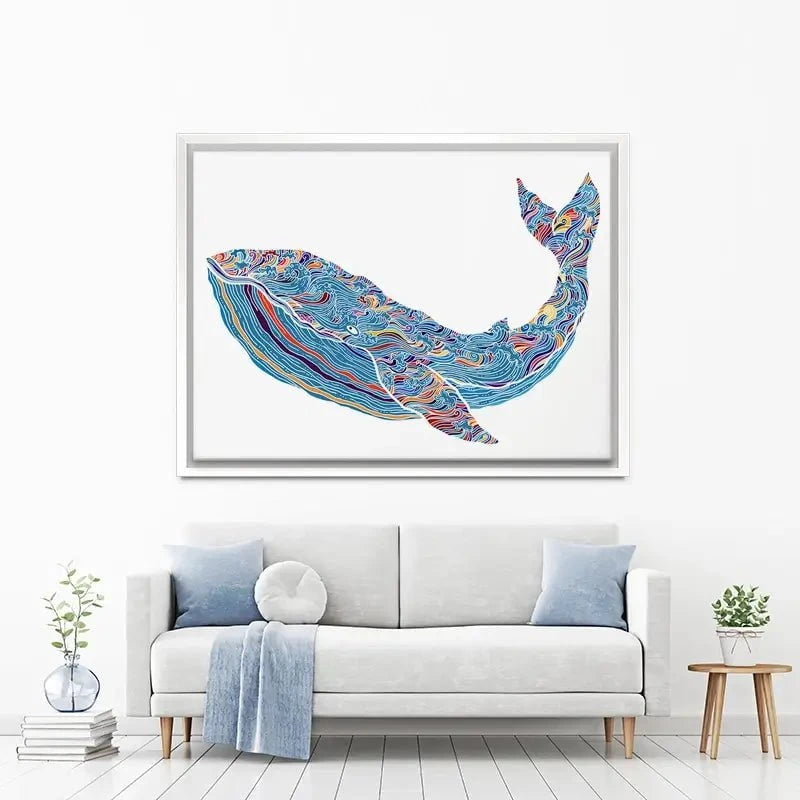 Whale Canvas Print Whale Canvas Print wall art product Tierre3012 / Shutterstock