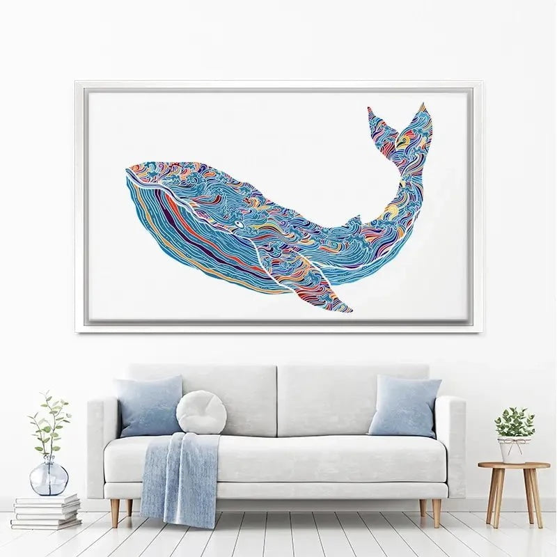 Whale Canvas Print Whale Canvas Print wall art product Tierre3012 / Shutterstock