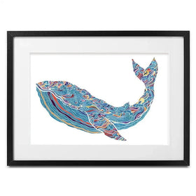 Whale Framed Art Print Whale Framed Art Print wall art product Tierre3012 / Shutterstock