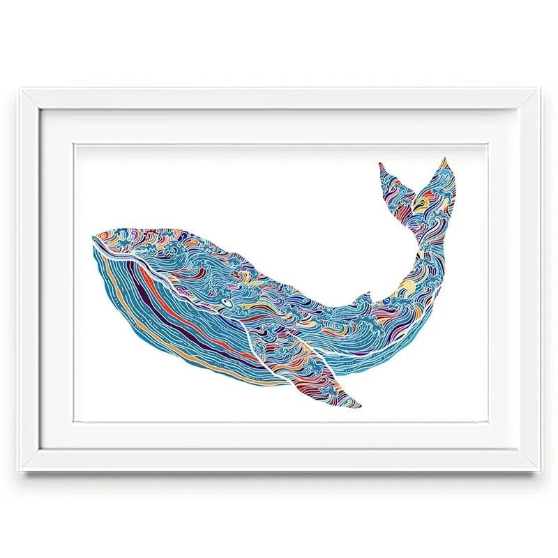 Whale Framed Art Print Whale Framed Art Print wall art product Tierre3012 / Shutterstock