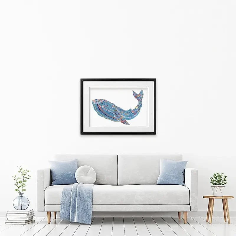 Whale Framed Art Print Whale Framed Art Print wall art product Tierre3012 / Shutterstock