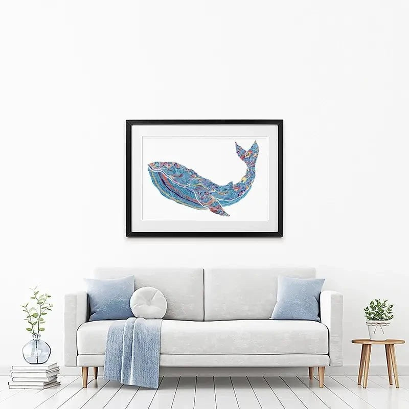 Whale Framed Art Print Whale Framed Art Print wall art product Tierre3012 / Shutterstock