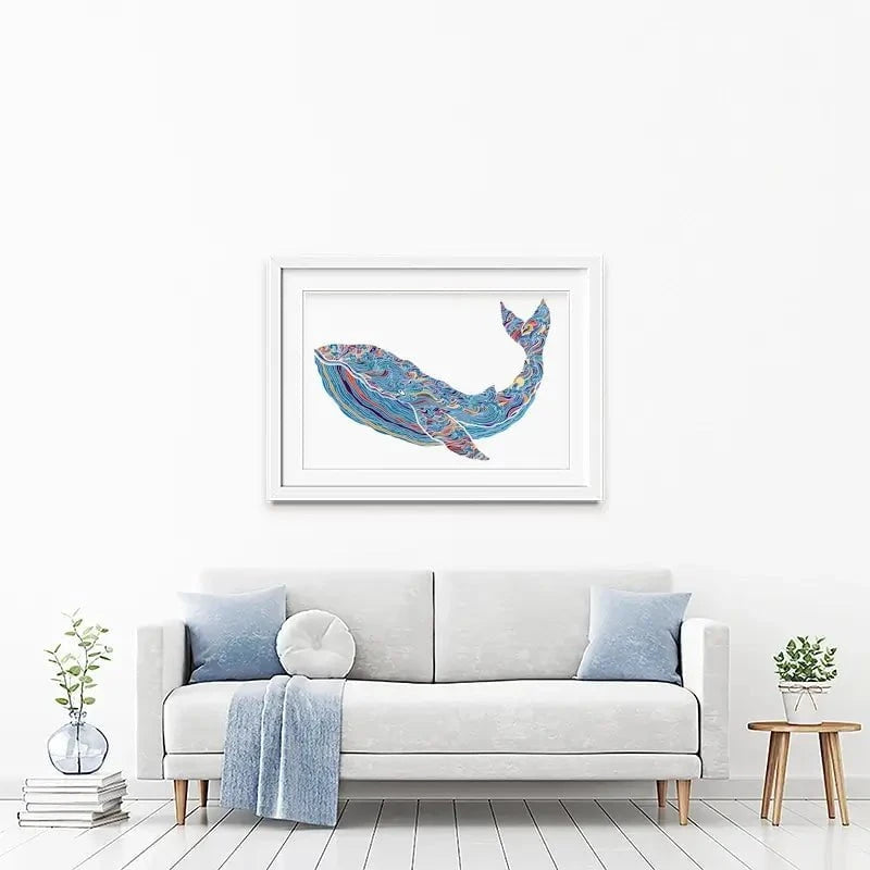 Whale Framed Art Print Whale Framed Art Print wall art product Tierre3012 / Shutterstock