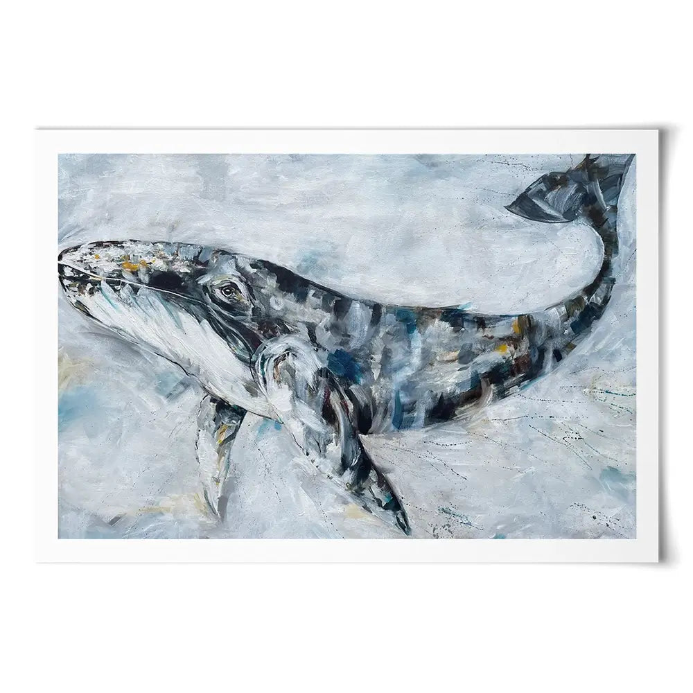 Whale Love Art Print Whale Love Art Print wall art product Nicola Jane Rowles