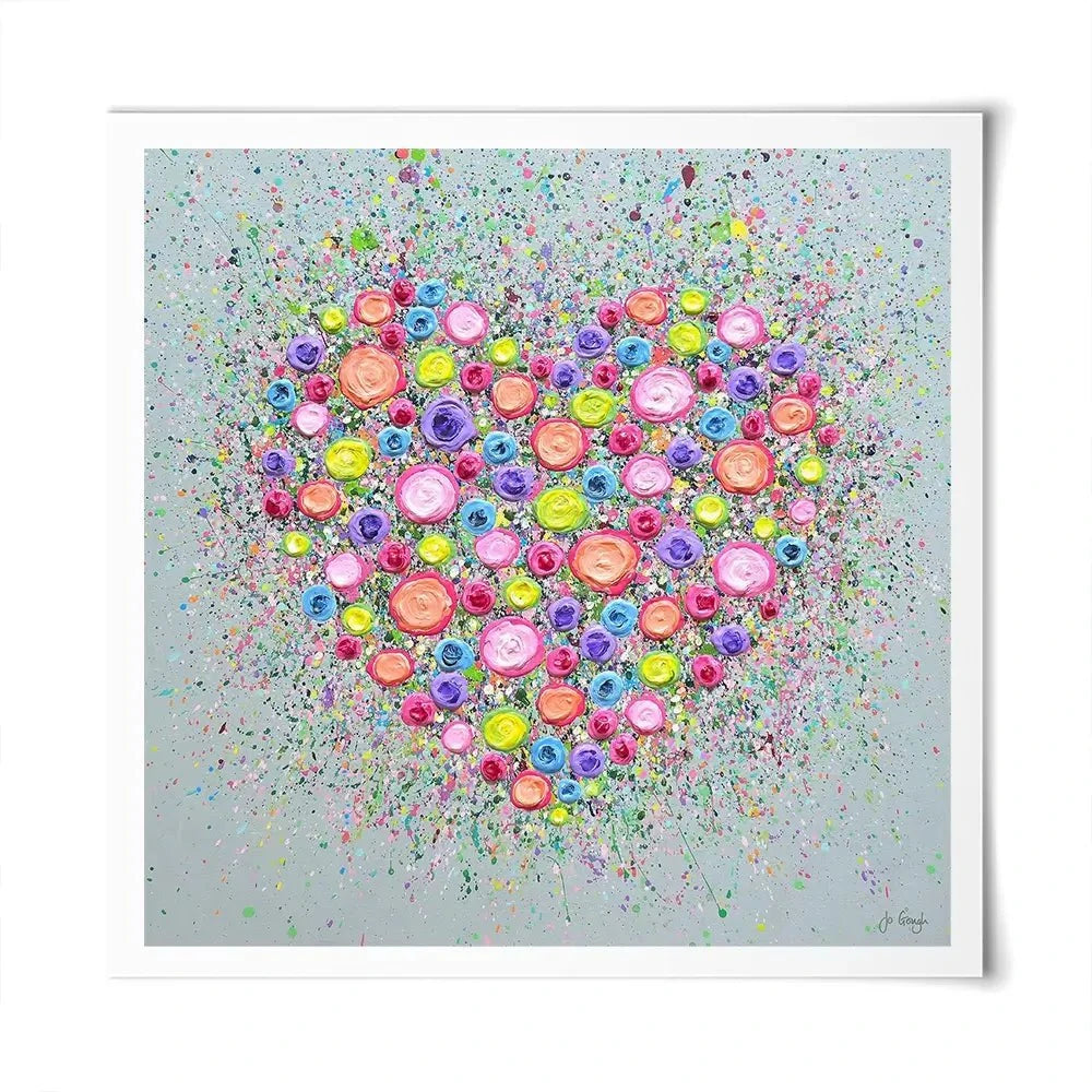 Where Flowers Bloom Square Art Print Where Flowers Bloom Square Art Print wall art product Jo Gough