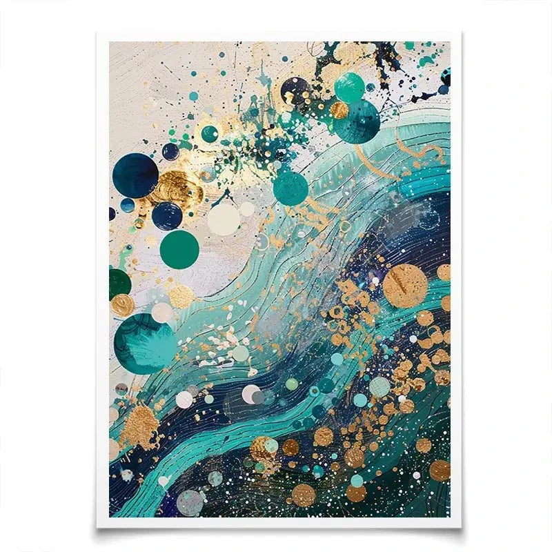 Whimiscal Nature Splash Art Print Whimiscal Nature Splash Art Print wall art product Paper House Prints - Independent