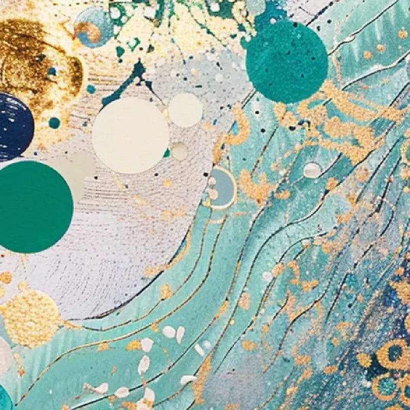 Whimiscal Nature Splash Art Print Whimiscal Nature Splash Art Print wall art product Paper House Prints - Independent